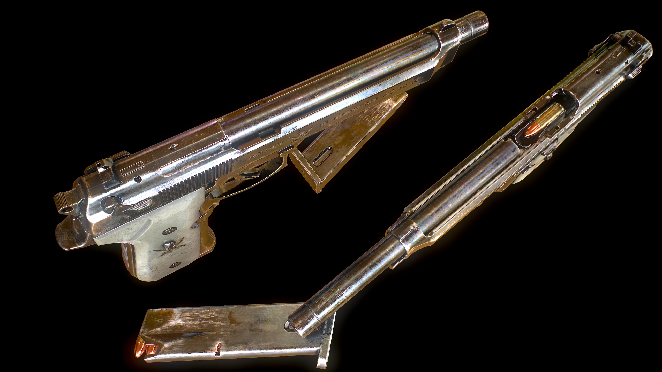 Beretta 92FS Sword Cutlass At Fallout 4 Nexus Mods And Community.