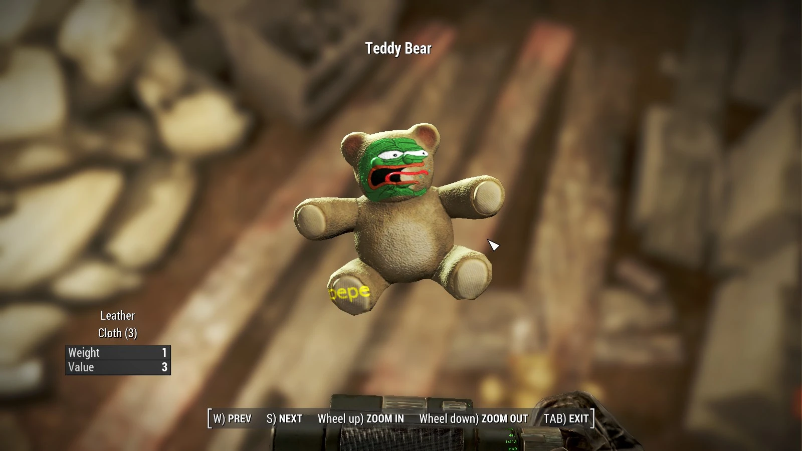 Pepe Bear at Fallout 4 Nexus - Mods and community