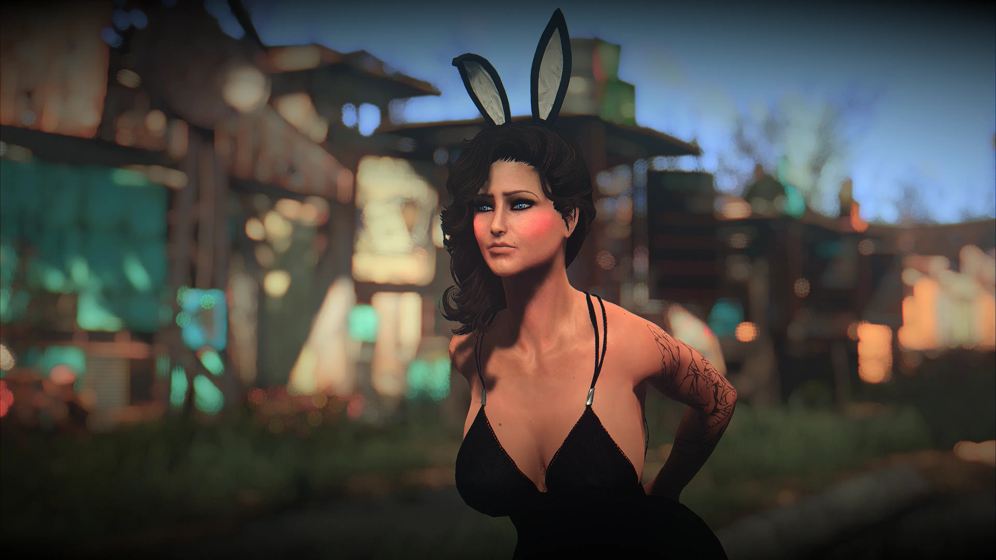 Sexy Evening Dress Cbbe Chcbbep Bodyslide Awckr Ae At Fallout 4 Nexus Mods And Community