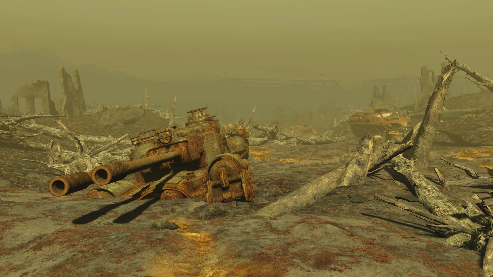 Пропавший караван. Светящееся море Fallout 4. Fallout 4 светящееся море локации. Фоллаут 4 Пустошь. Светящиеся море Фолаут 4.