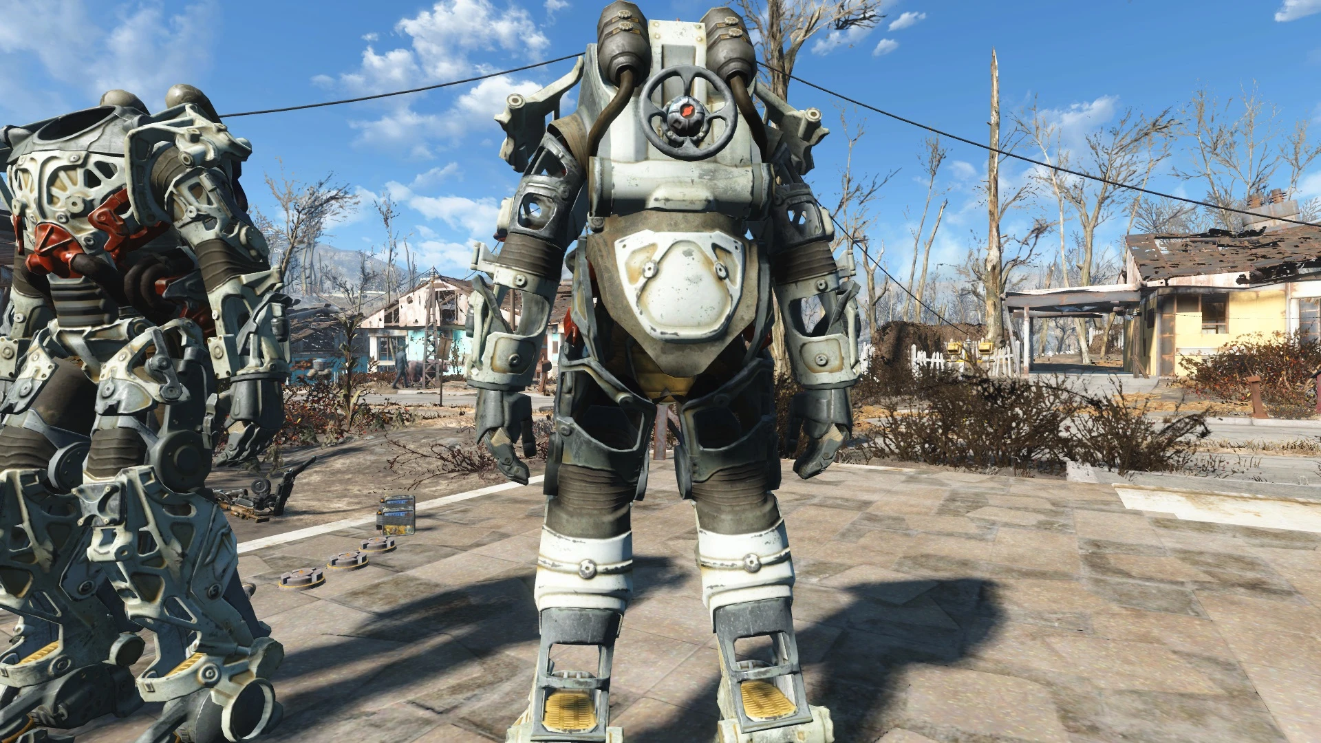 Fallout 4 power armor red фото 34