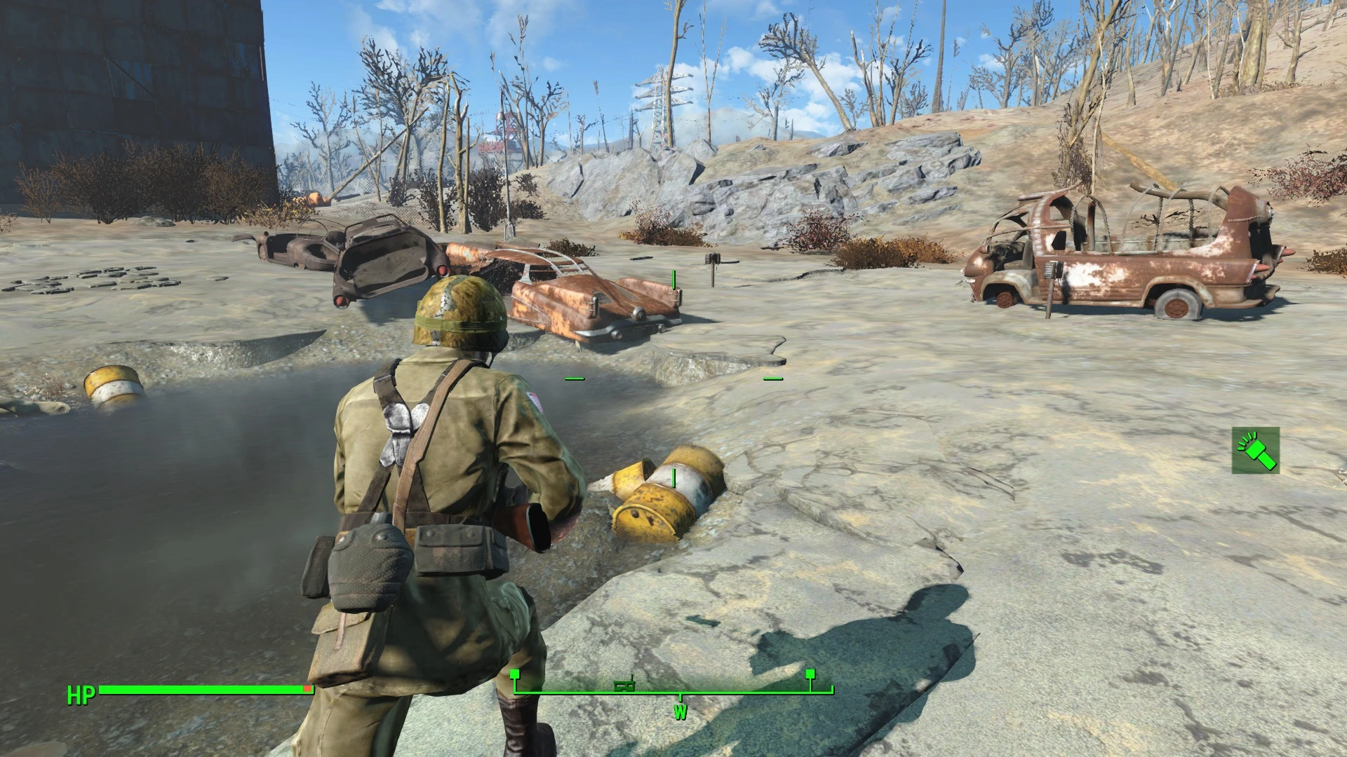 how to use visible weapons fallout 4