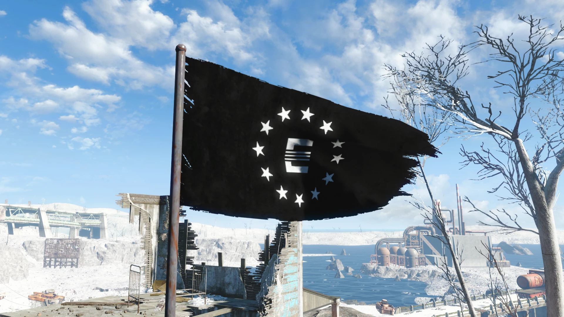 сигнальный флаг для вашей банды fallout 4 фото 36