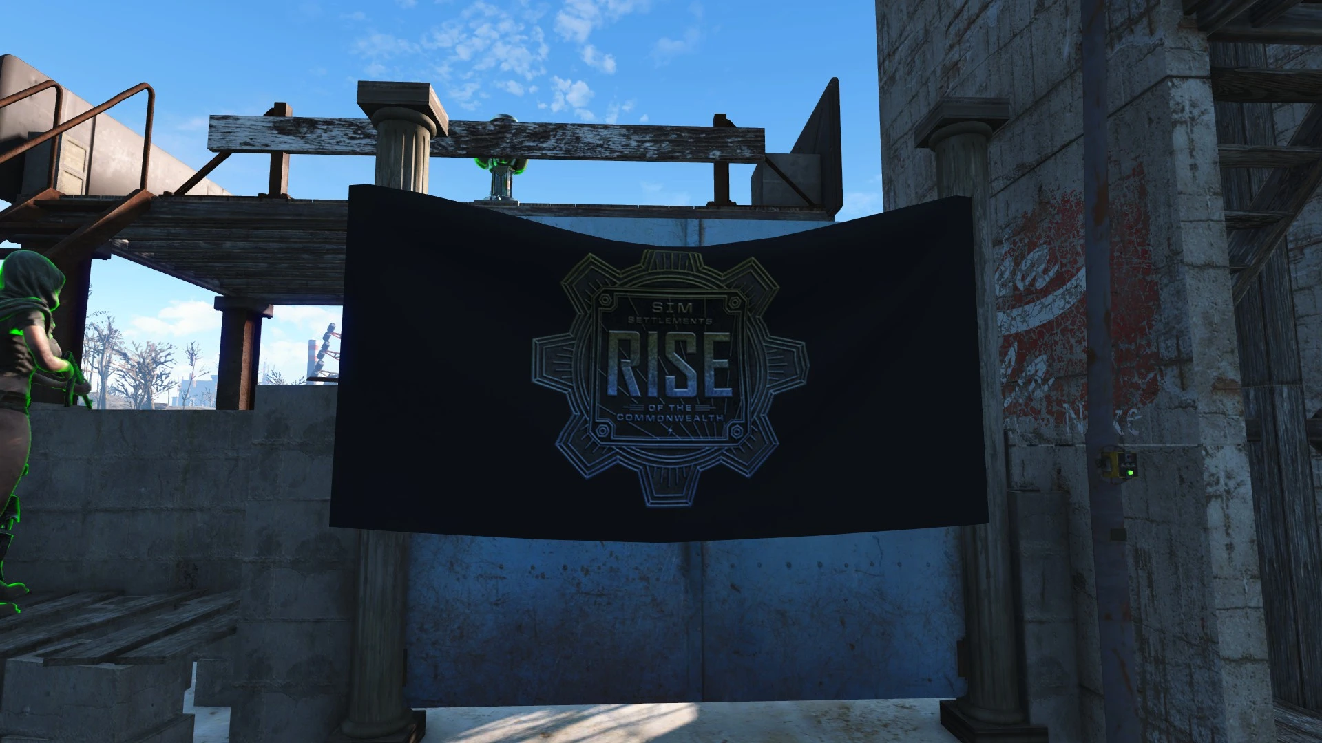 Fallout 4 сигнальный флаг для банды как соорудить фото 69