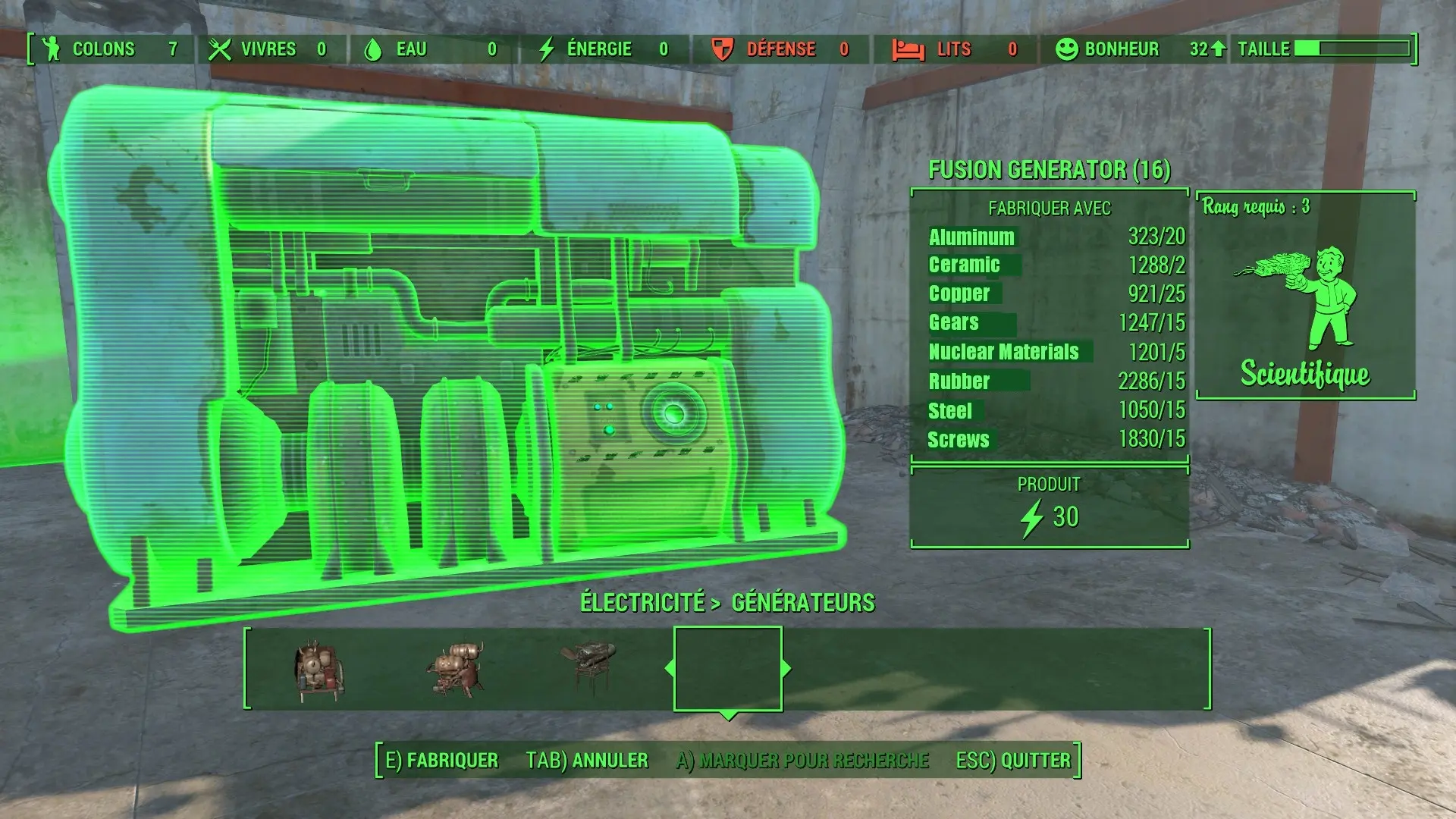 Fallout 4 генераторы