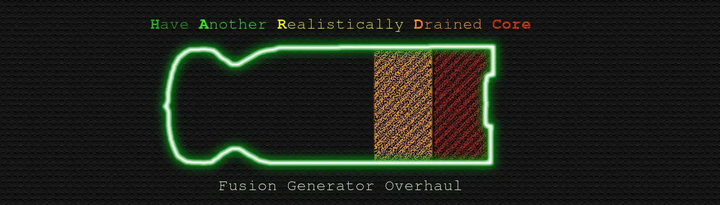 H A R D Core Fusion Generator Overhaul At Fallout 4 Nexus Mods And Community