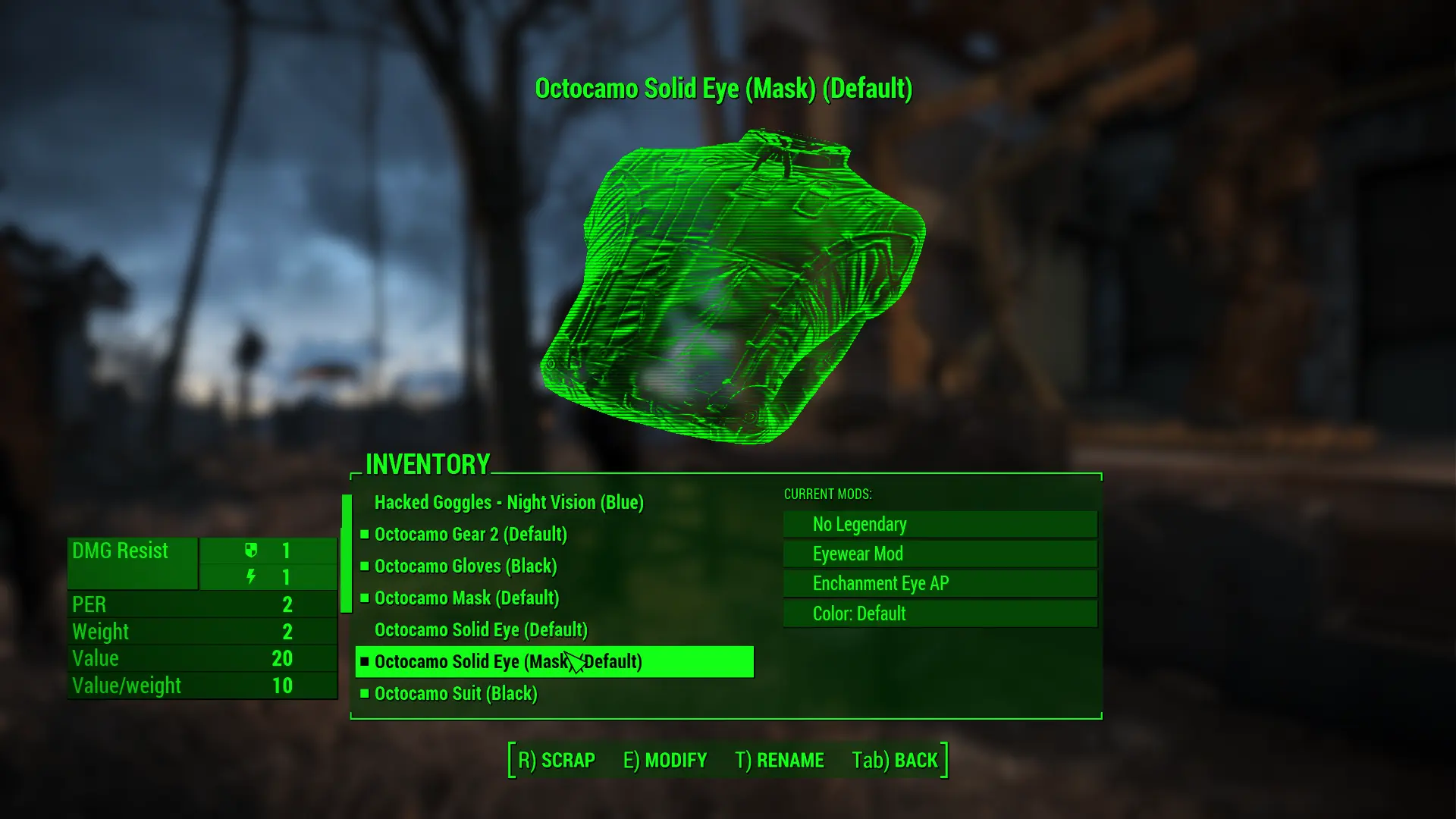 Octocamo Armor - Armorsmith Extended Patch at Fallout 4 Nexus - Mods ...