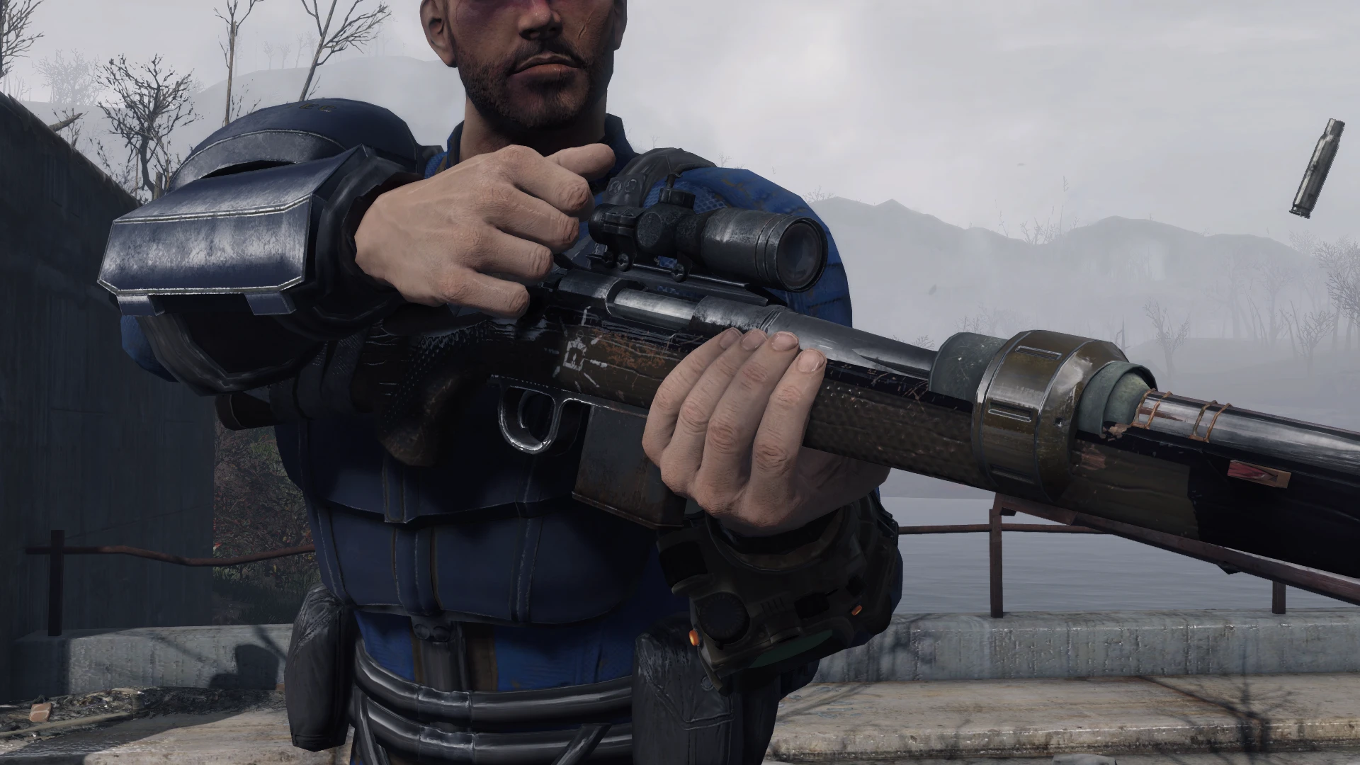 Fallout 4 hunting rifle right handed фото 17