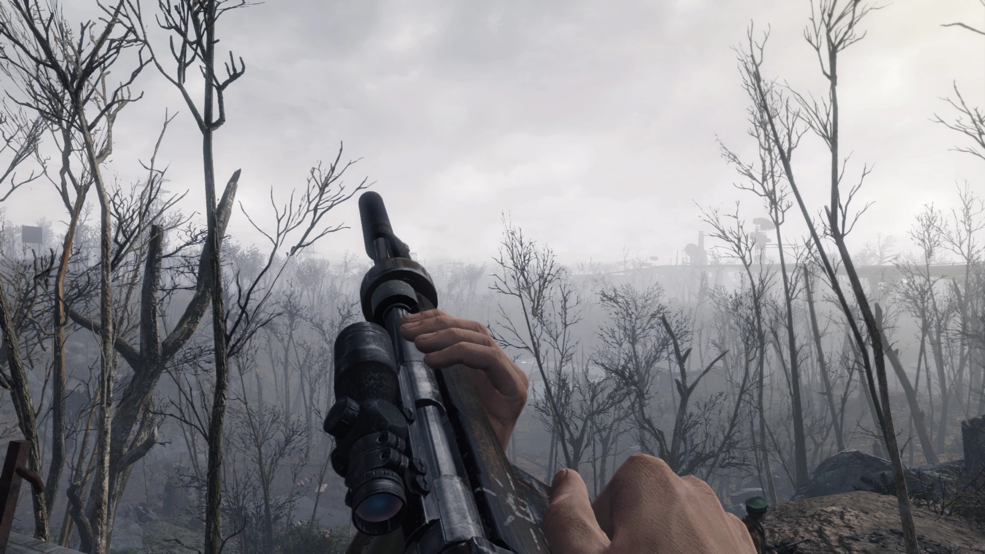 Fallout 4 hunting rifle right handed фото 8