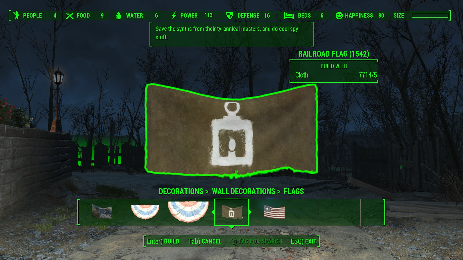 Fallout 4 какие флаги повесить фото 7