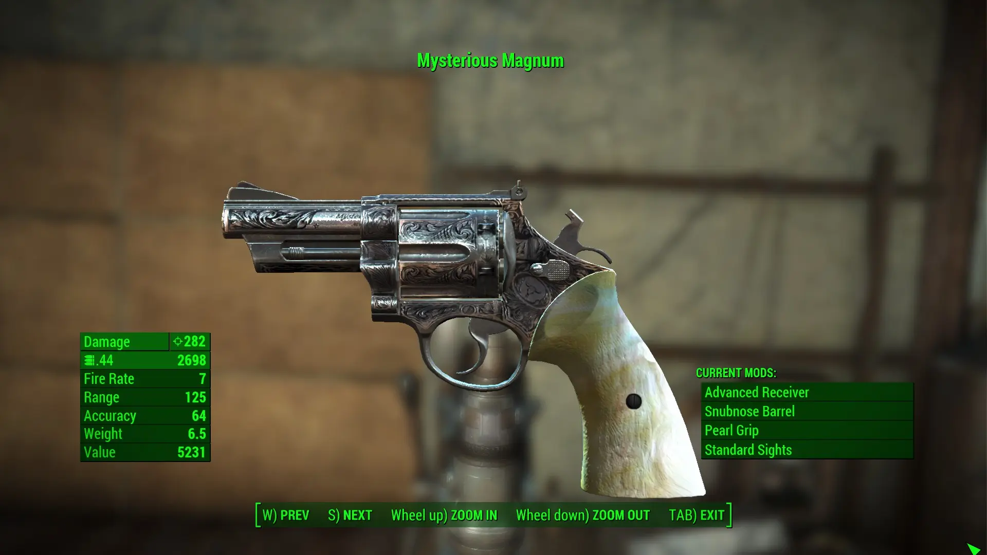 New Vegas Uniques 17 - Mysterious Magnum at Fallout 4 Nexus - Mods and ...