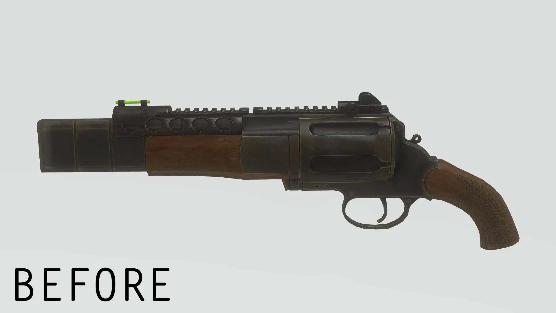 Fallout 4 revolver shotgun - professorpola