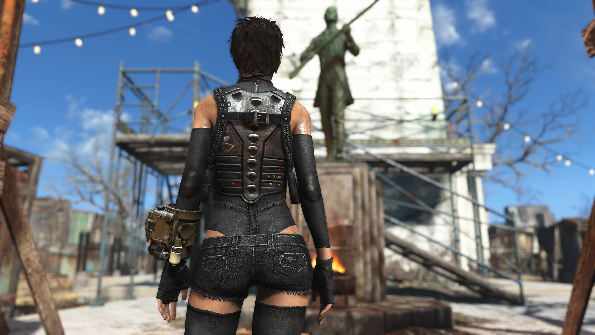Fallout 4 коррекция скелета для cbbe фикс сломанных коленей фото 32