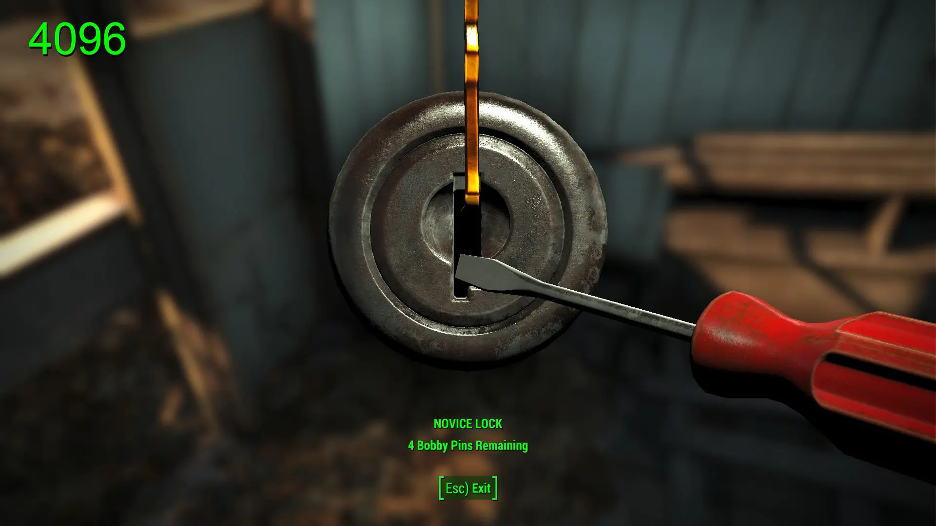 fallout 4 lockpicking not working