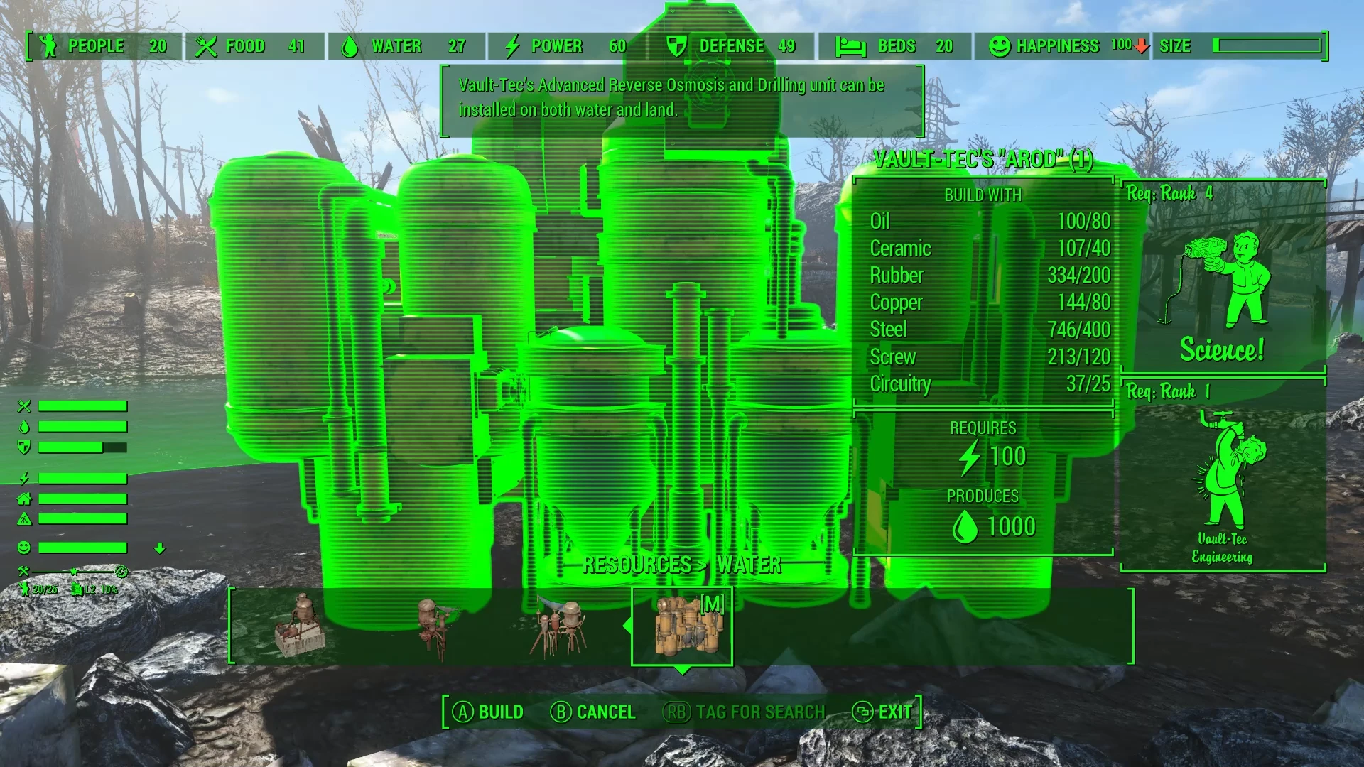 Fallout 4 очищенная вода в мастерской фото 40