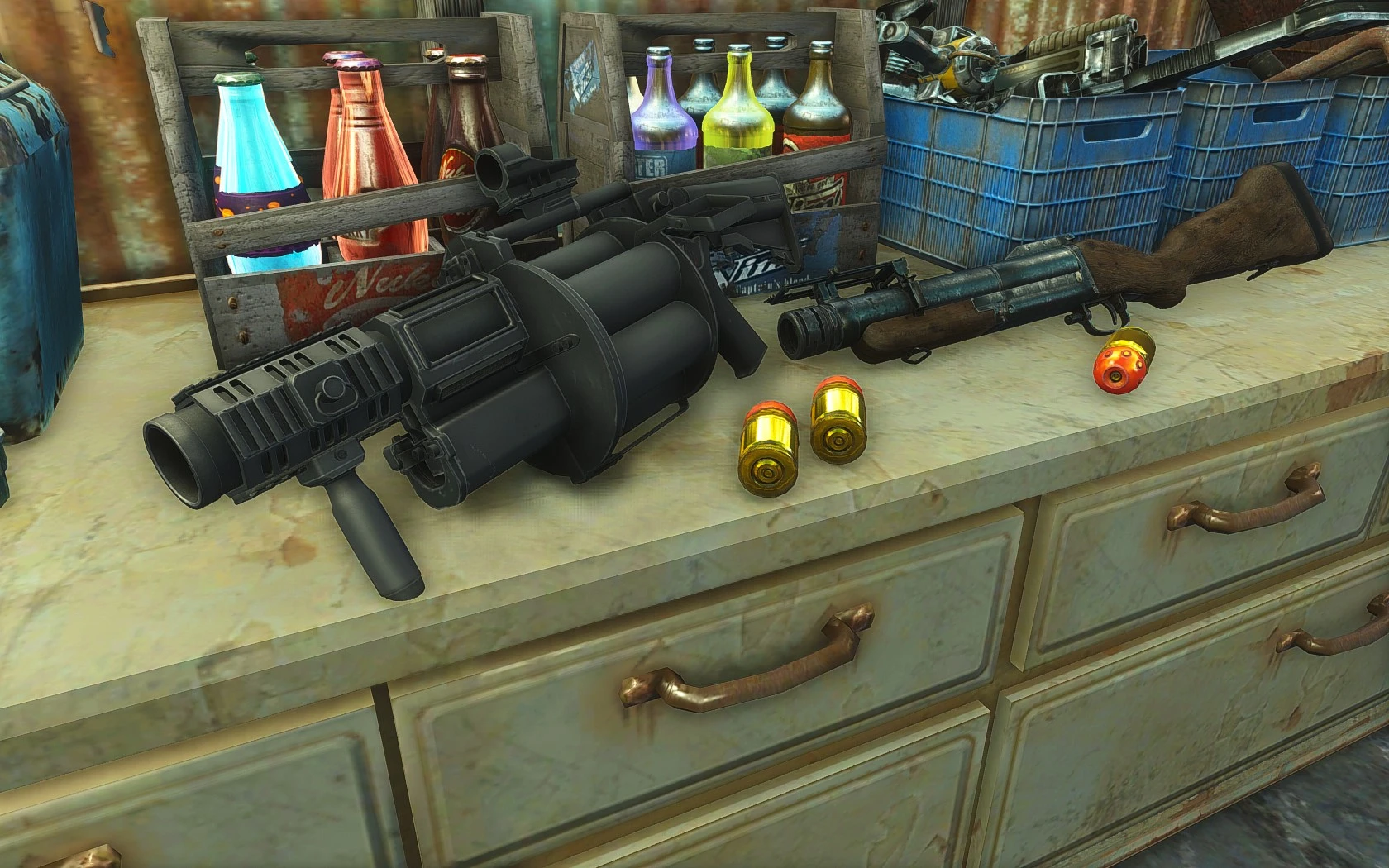Fallout 4 grenade launcher (120) фото