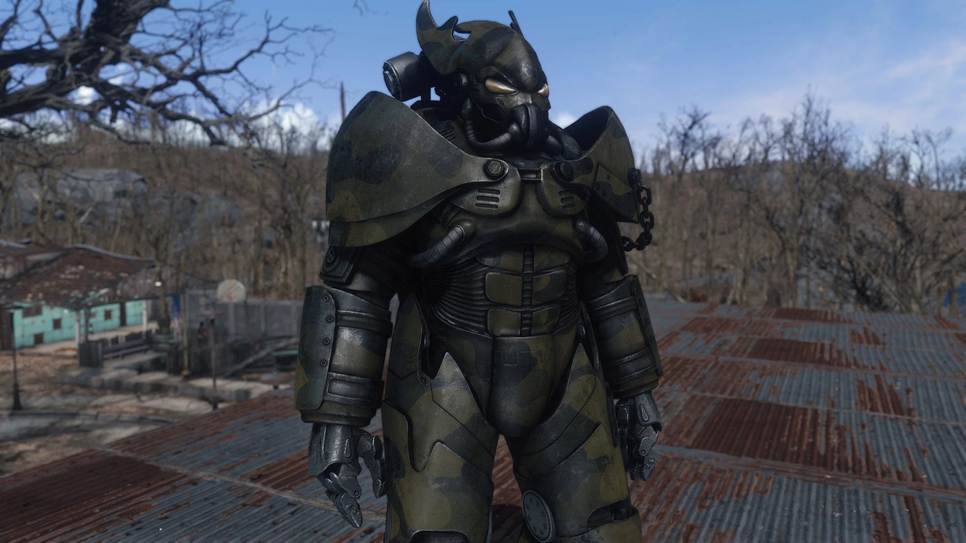 Fallout 4 power armor paint brotherhood фото 2
