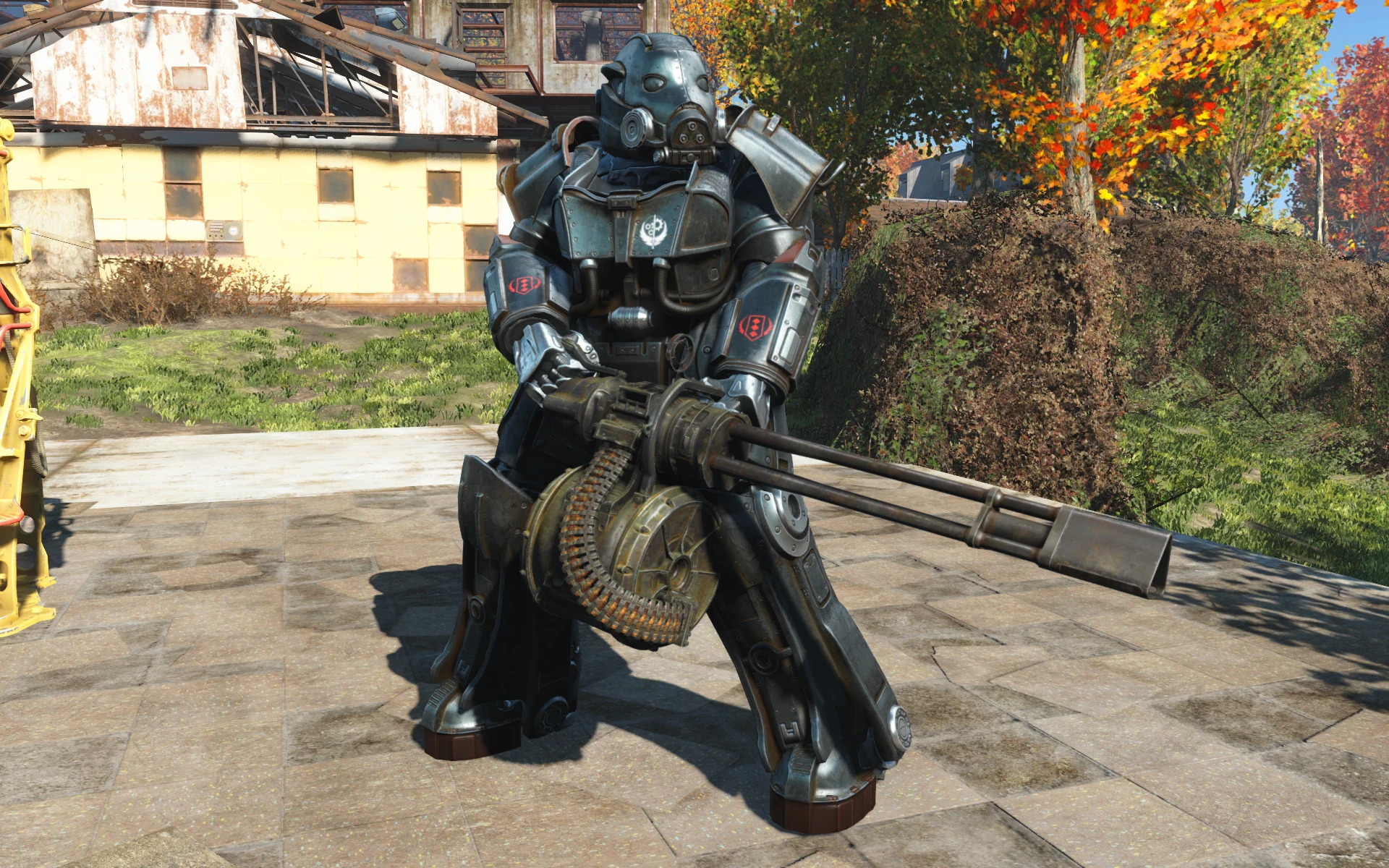 Fallout 4 power armor paint brotherhood фото 60