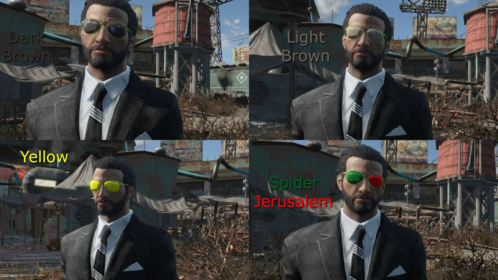 Fashionable Patrolman Shades At Fallout 4 Nexus Mods And Community