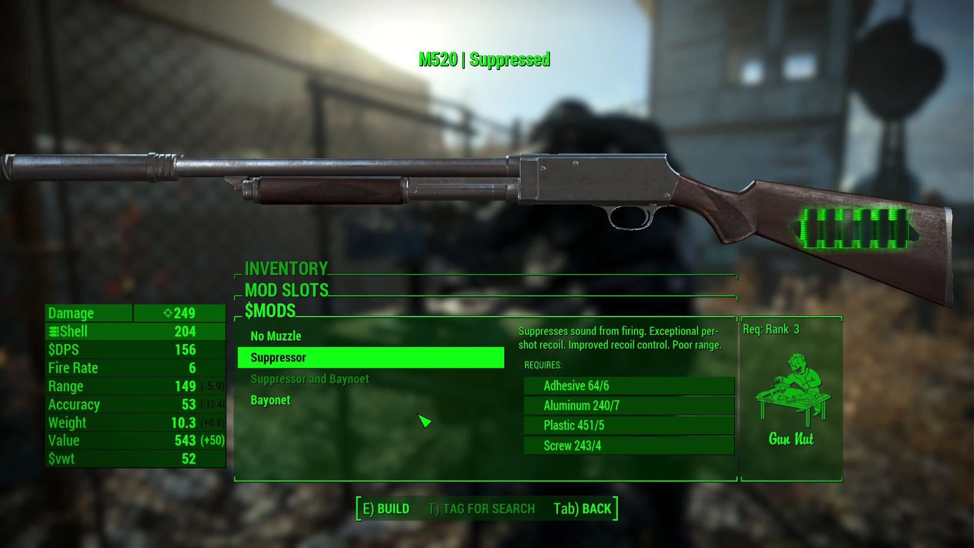 fallout 4 pump shotgun mod