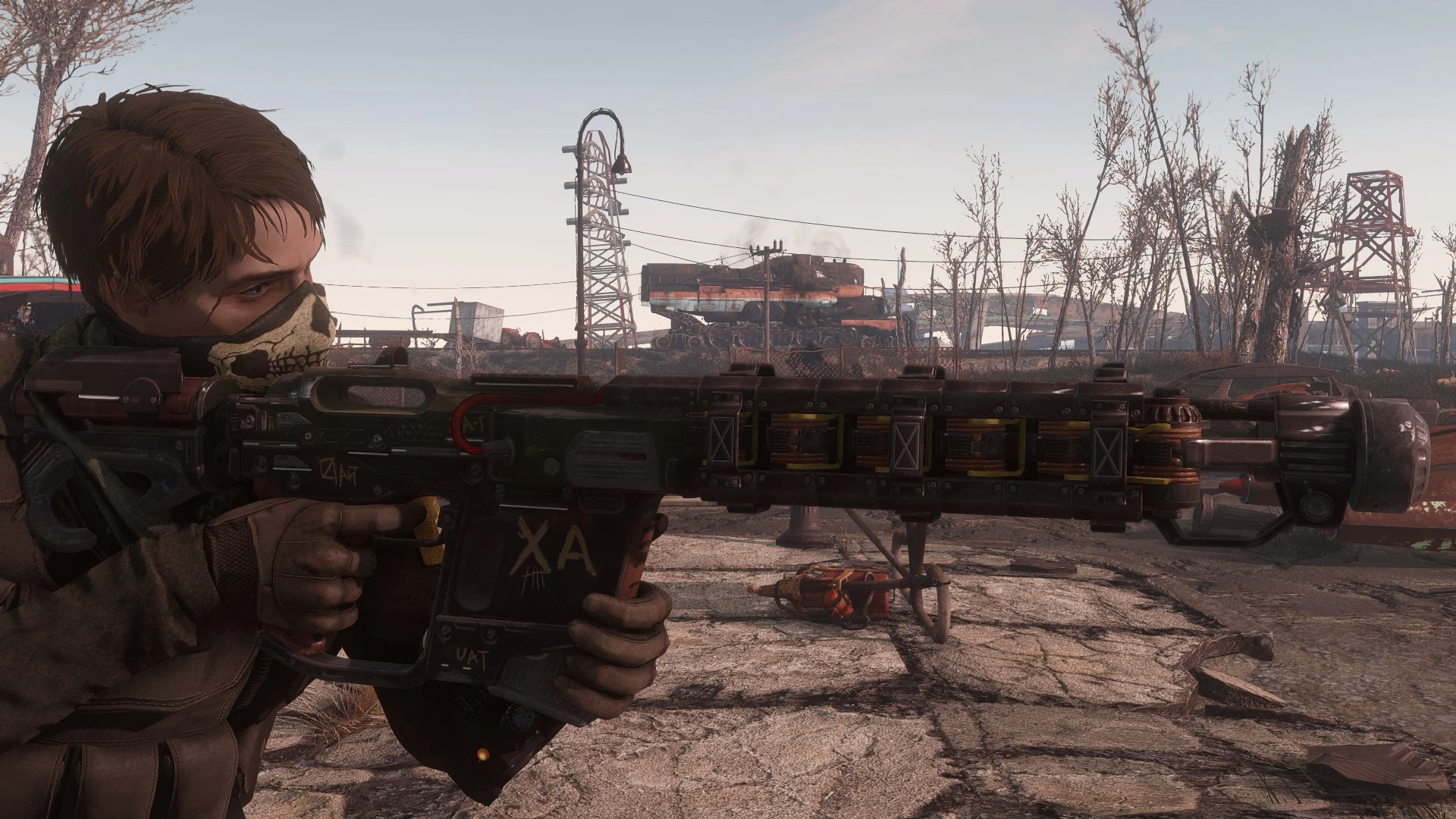 Fallout 4 gauss rifle retexture фото 40