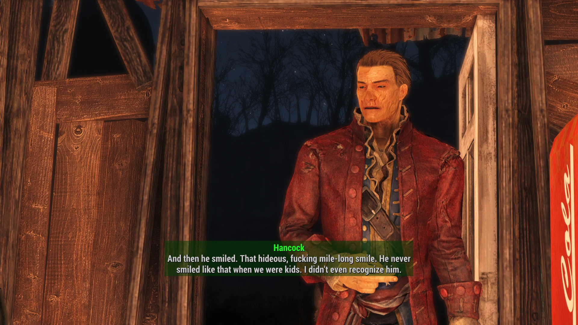 Fallout 4 поговорить с хэнкоком в образе плаща фото 98