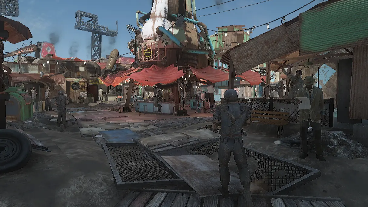 Populated Diamond City - More Residents in Diamond City at Fallout 4 ...