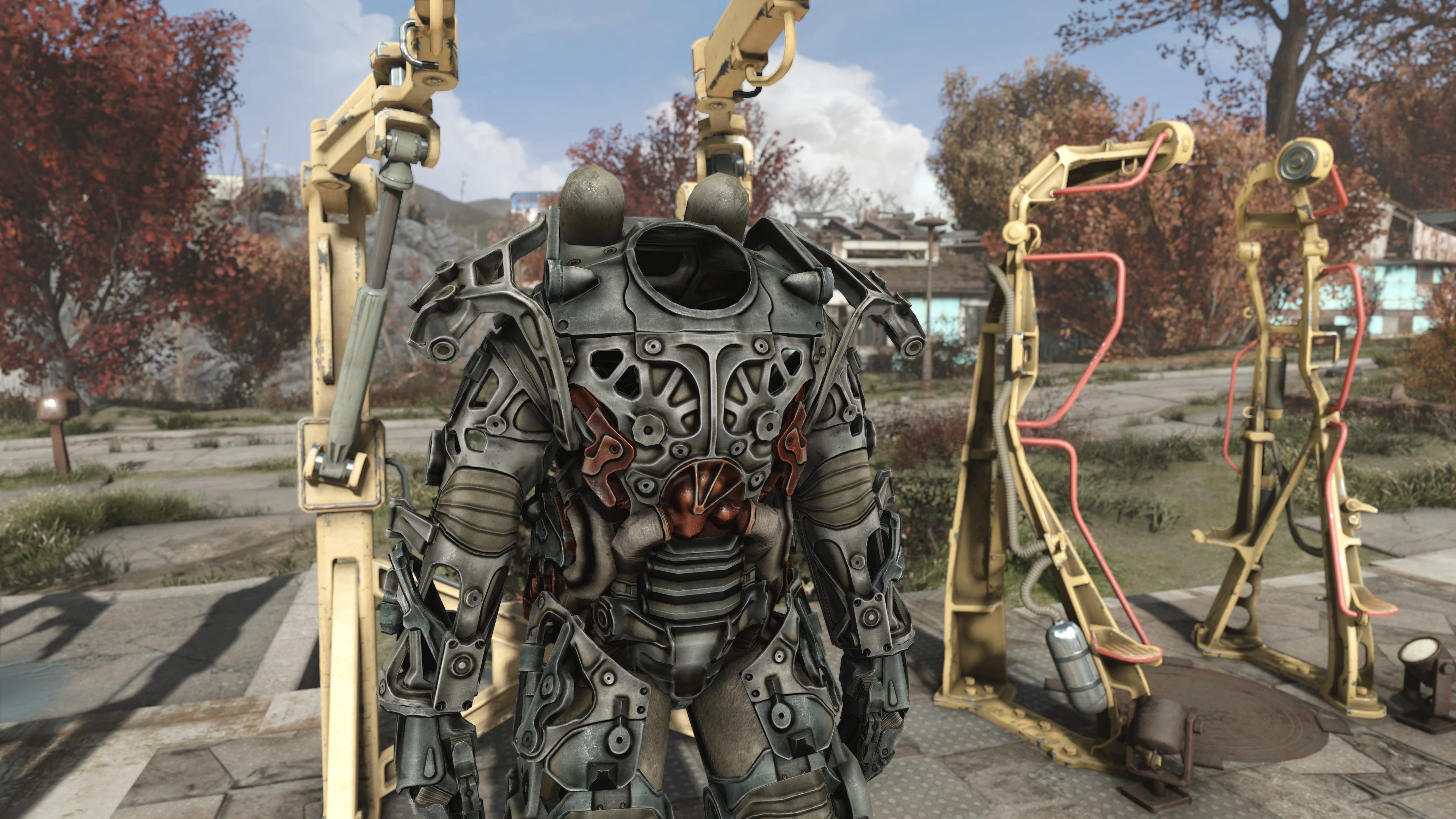 how to use power armor frame