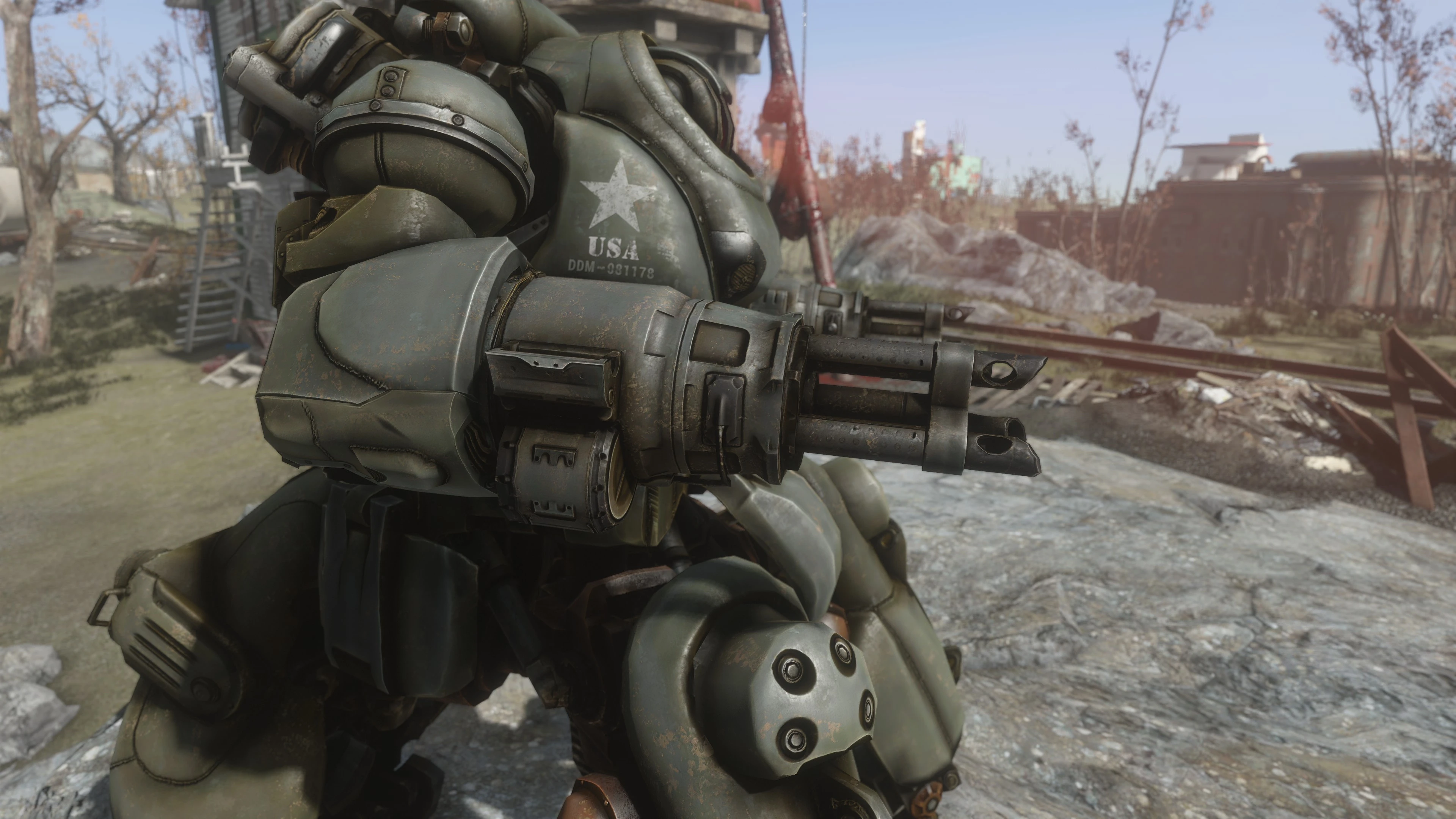 Fallout 4 каска из робота охранника фото 37