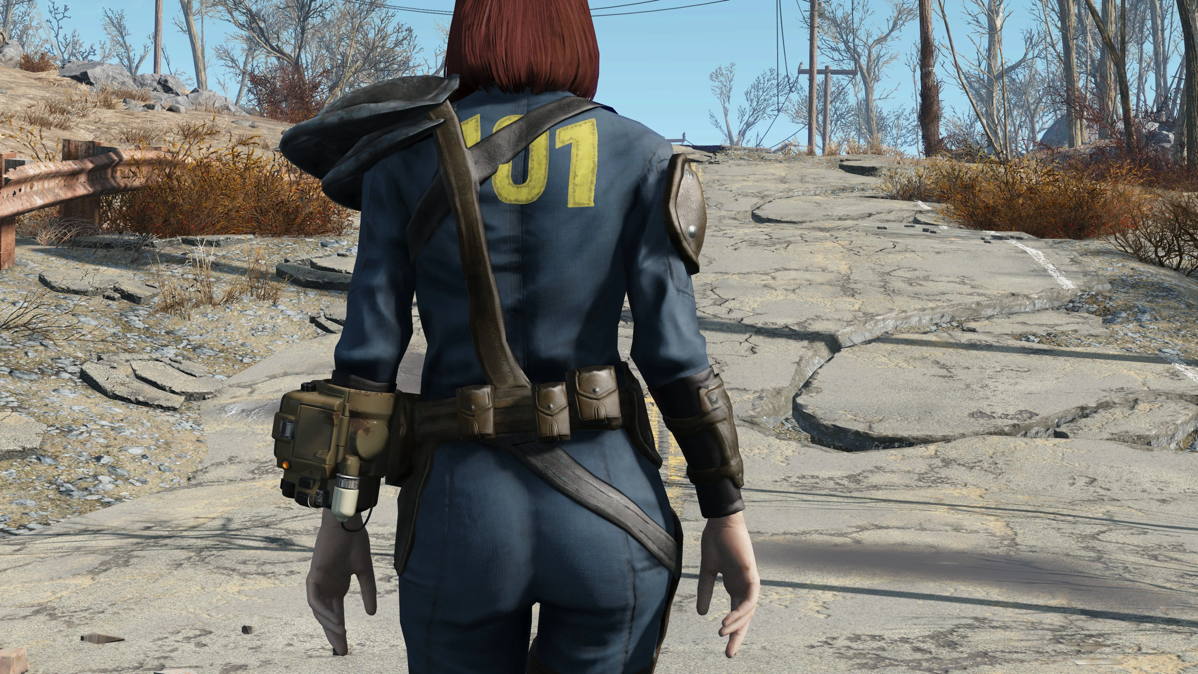 Fallout 4 vault suit with armor фото 21