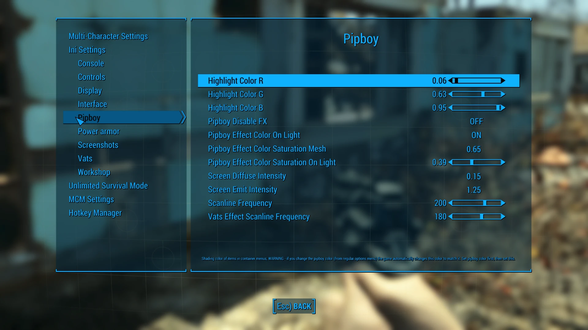 Fallout 4 settings menu фото 74