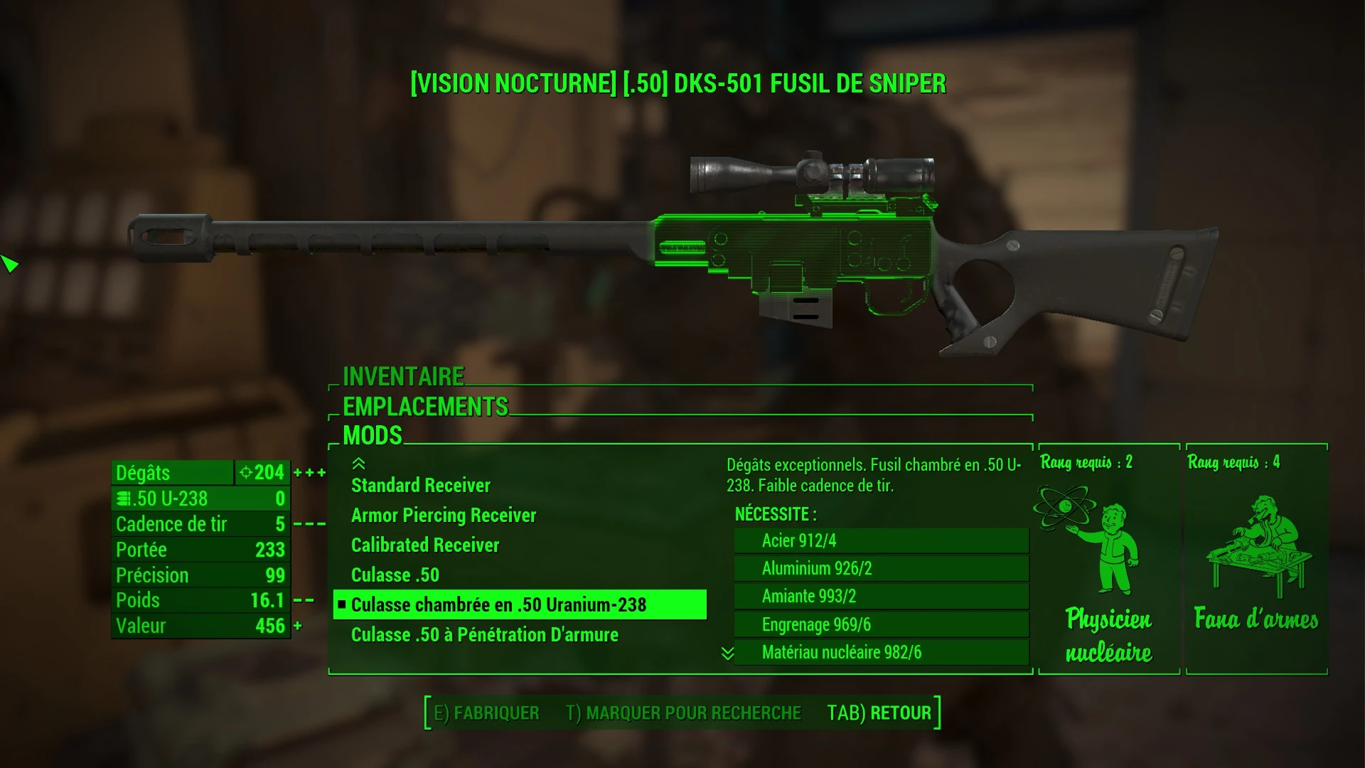 снайперская винтовка dks 501 для fallout 4 фото 44