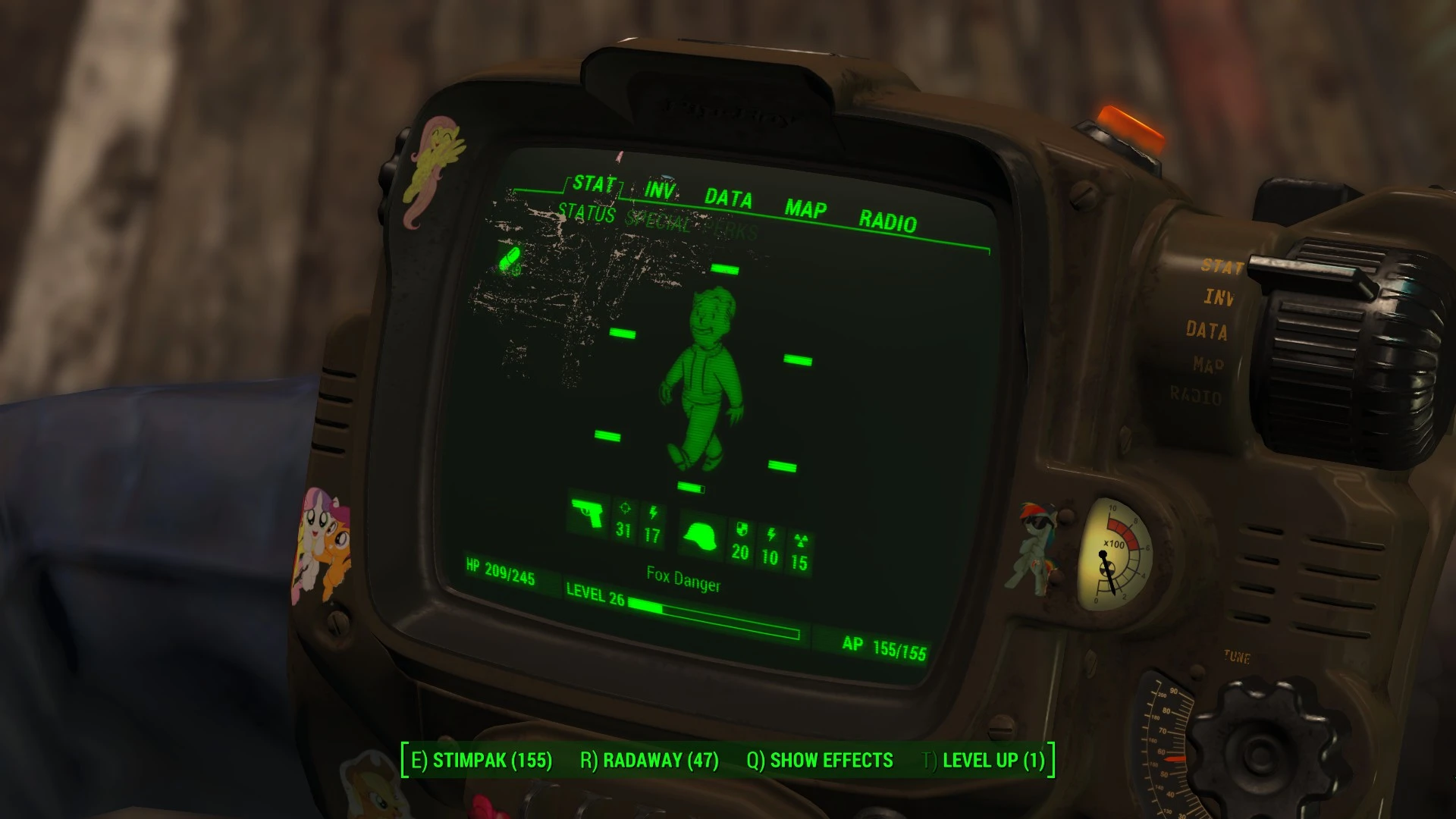 Fallout 4 pipboy hide фото 100