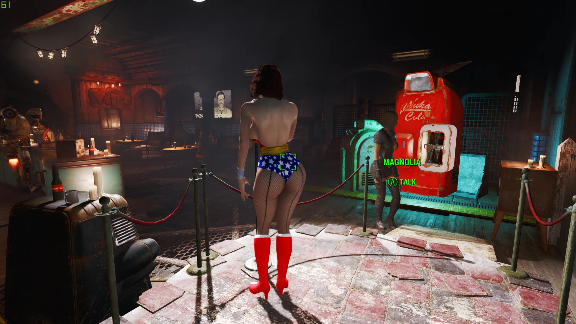 Wonder Woman Outfit CBBE Physics Fusion Girl AtomicBeauty At Fallout 4.