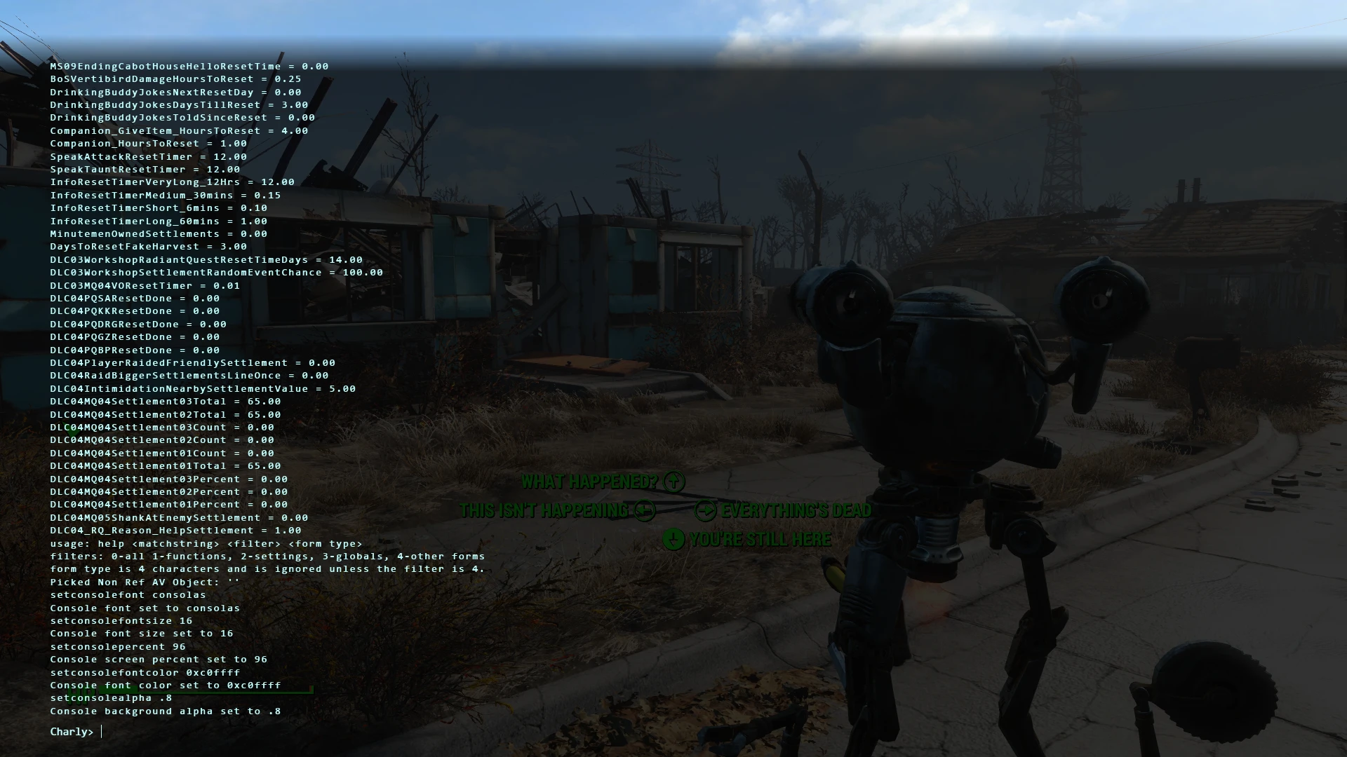 fallout 3 console commands