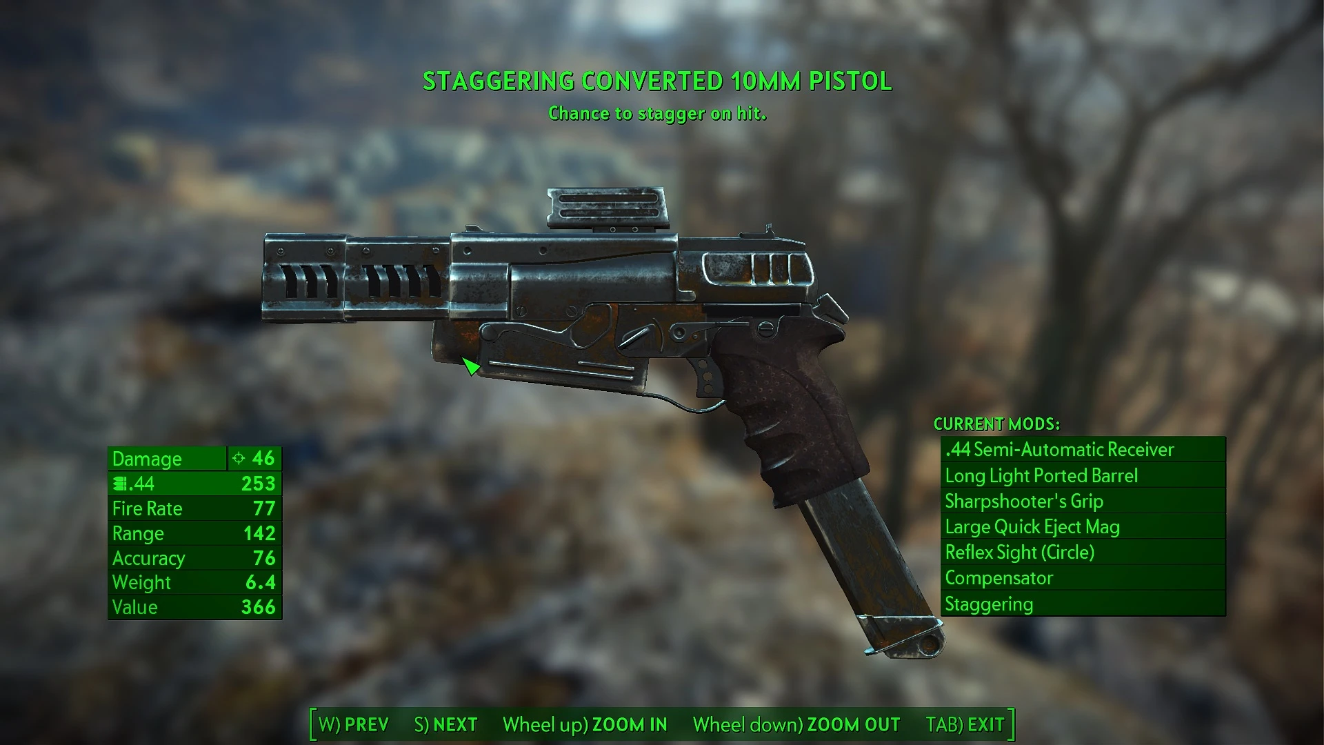 fallout 4 weapon mods invisible
