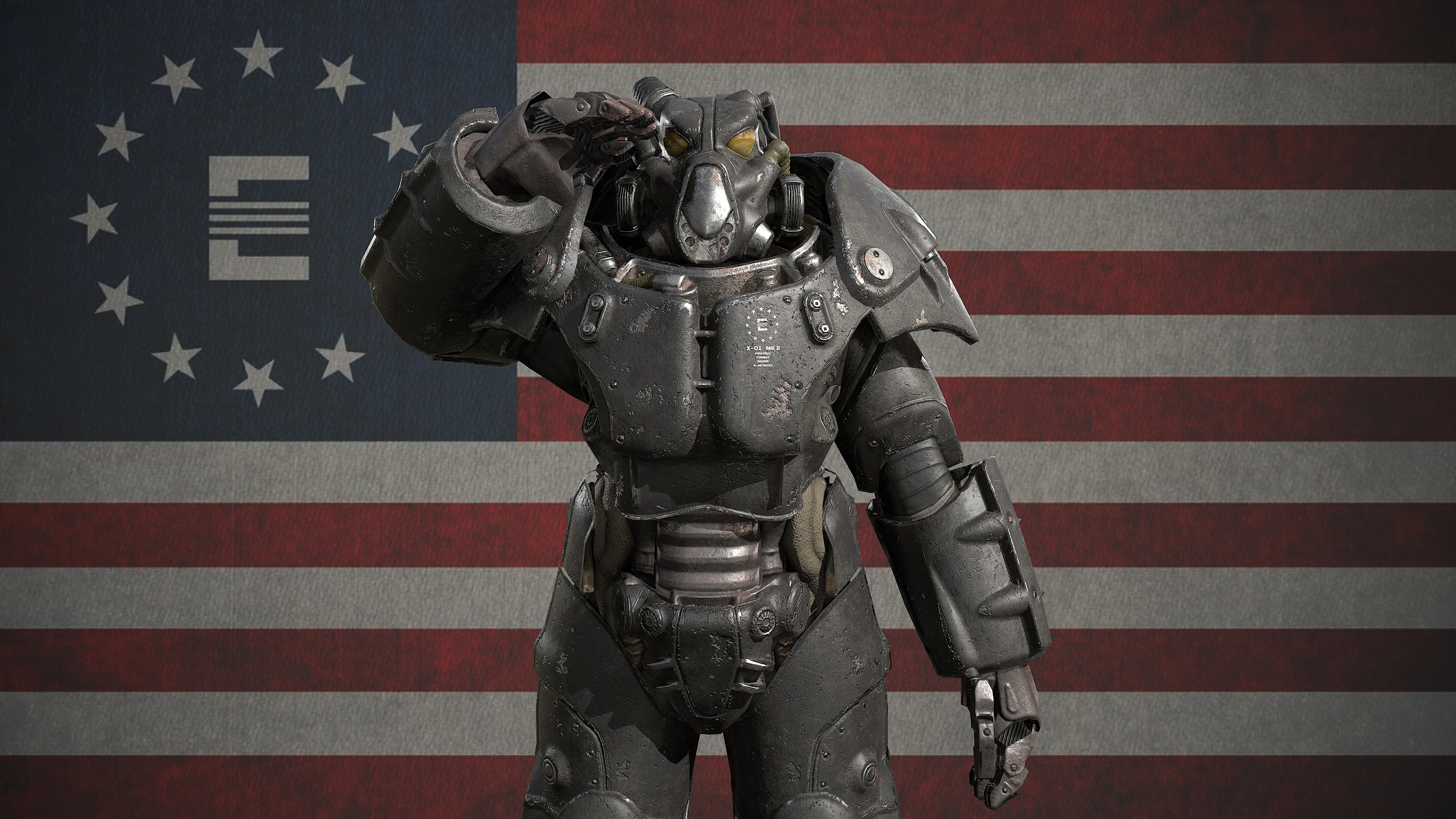 Fallout 4 броневой костюм анклава фото 64