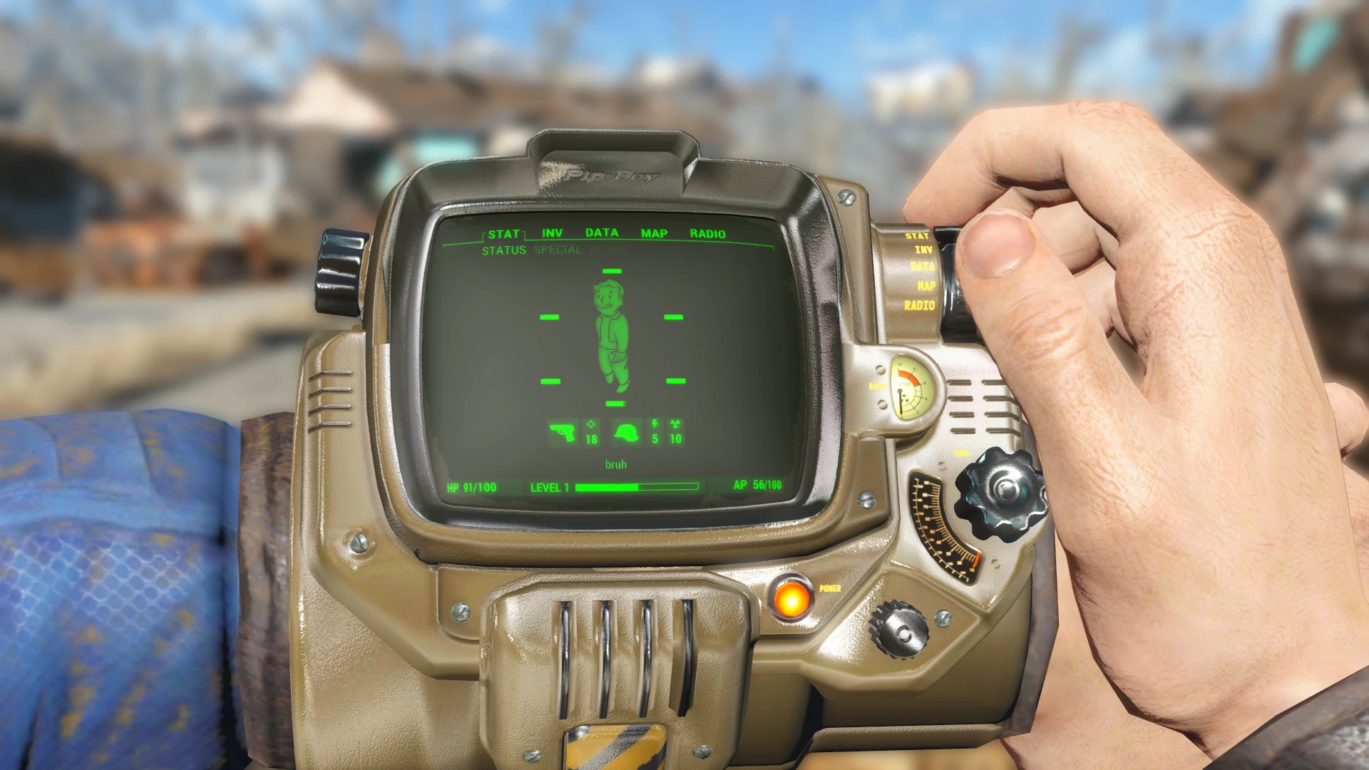 Fallout 4 pip boy фонарик фото 19