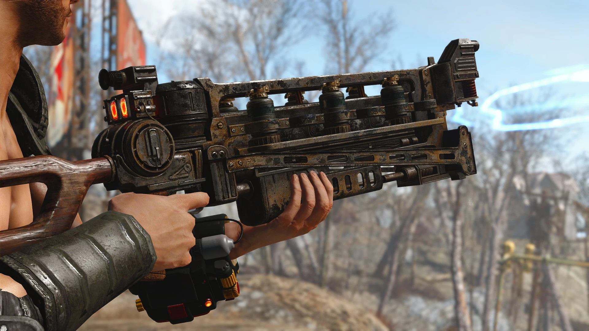 Секретное оружие в руках ранкера. Оружие из фоллаут 4. SAVRENX Fallout 4. Fallout 4 мод на лазерное оружие. Фоллаут 4 улучшение оружия.