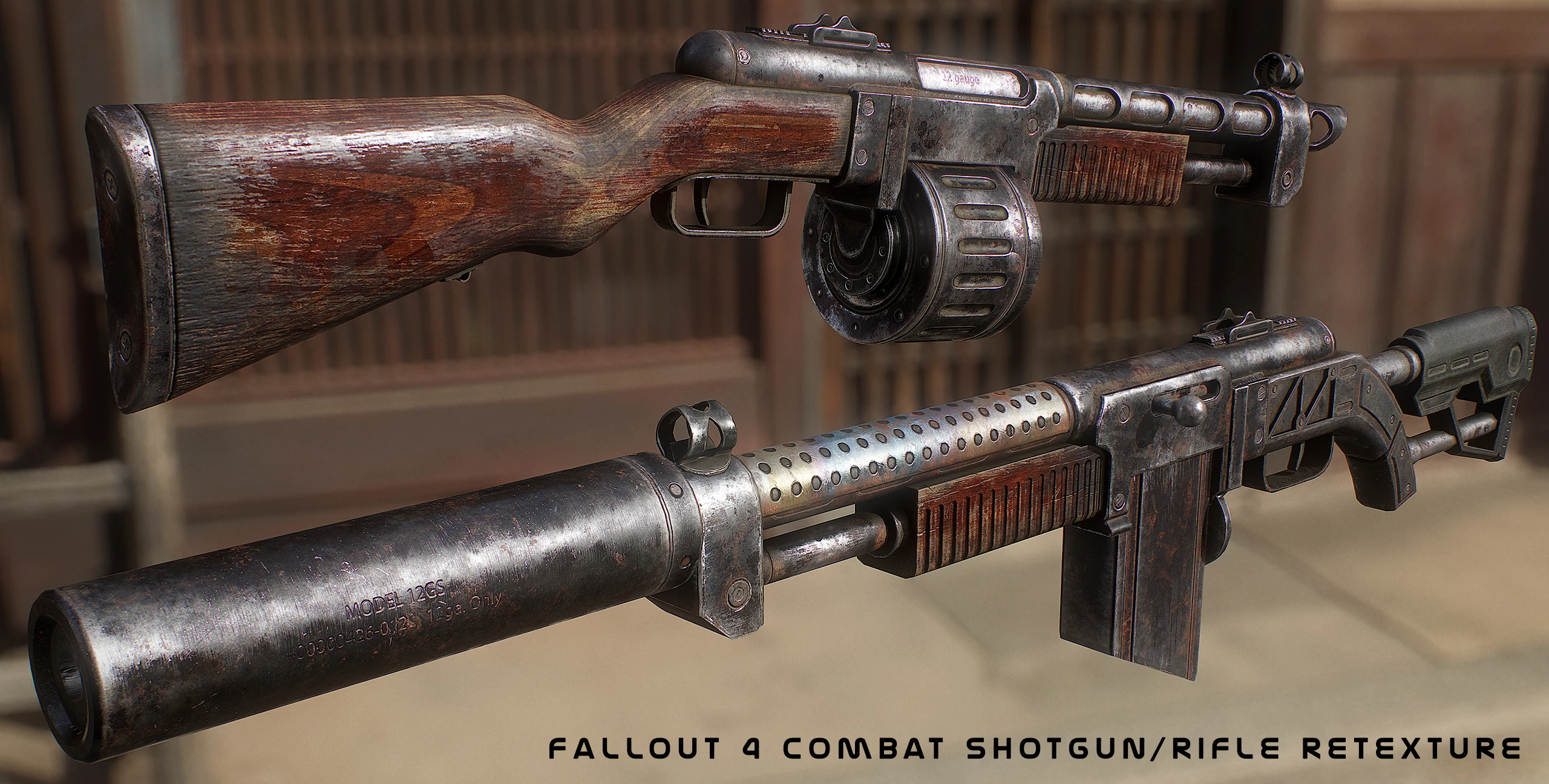 fallout 4 pump shotgun mod