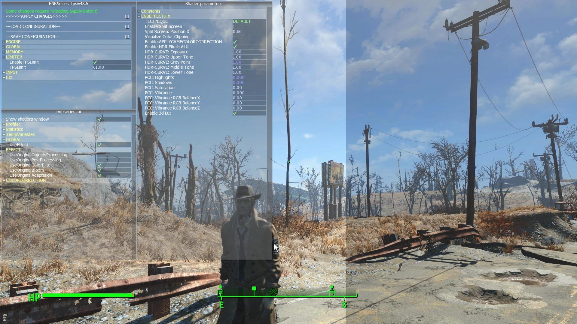 how to load enb in fallout