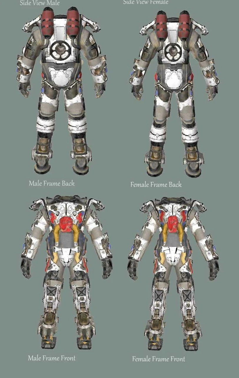 Female Power Armour Presets For Paam At Fallout 4 Nexus Mods And Community