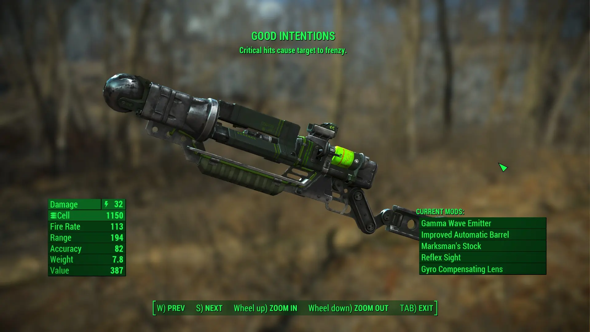 Green Laser Weapons at Fallout 4 Nexus - Mods and community