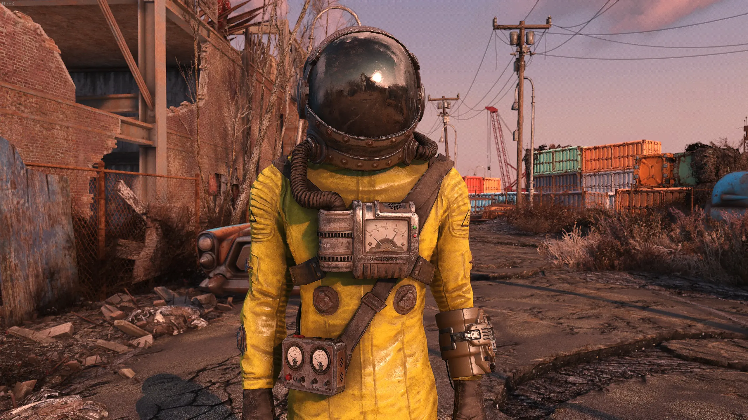 Fallout 4 institute hazmat suit concept art