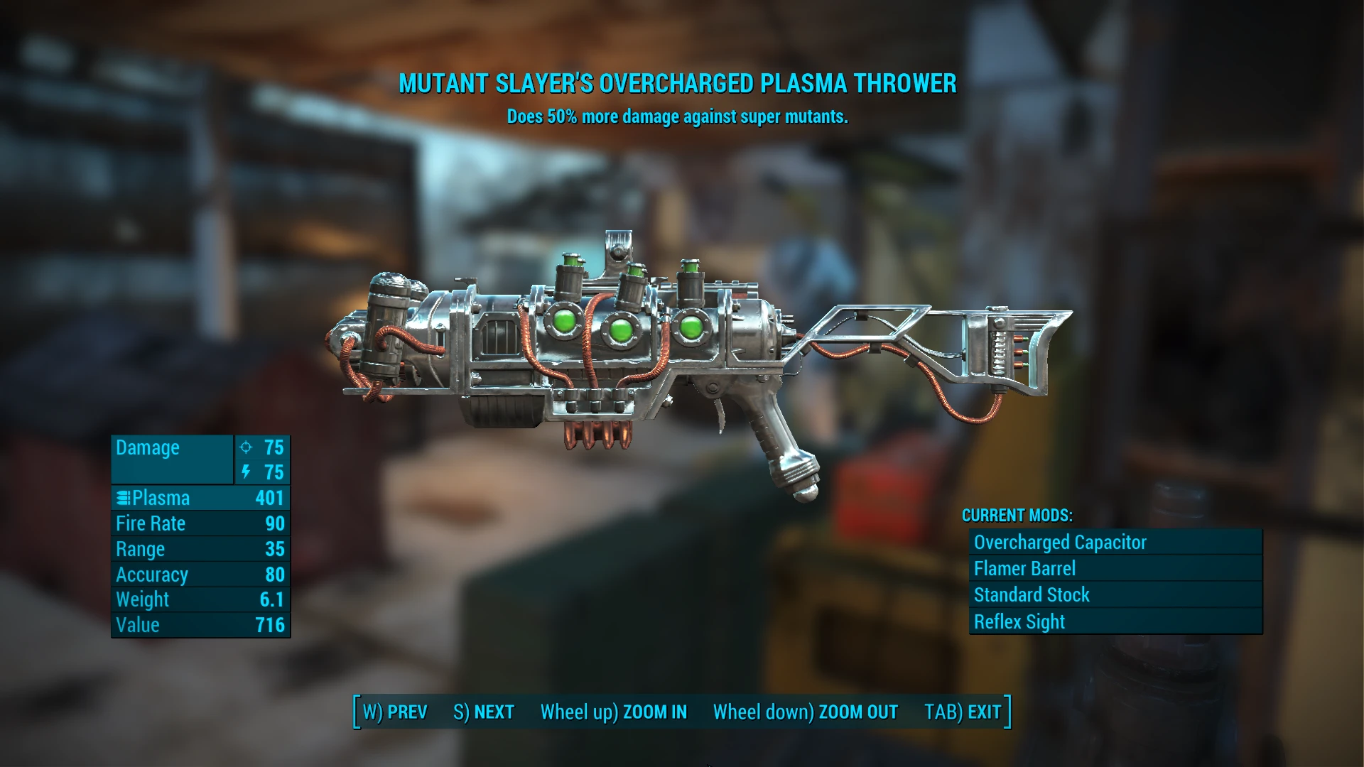 Fallout 4 плазменный огнемет фото 2
