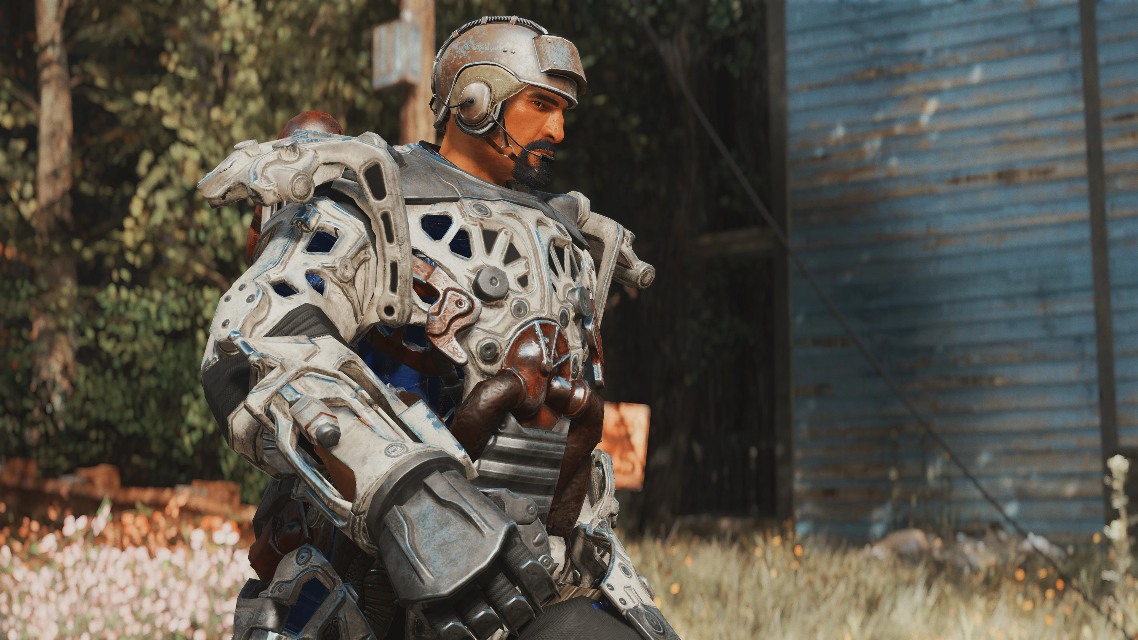 Fallout 4 power armor retexture фото 114