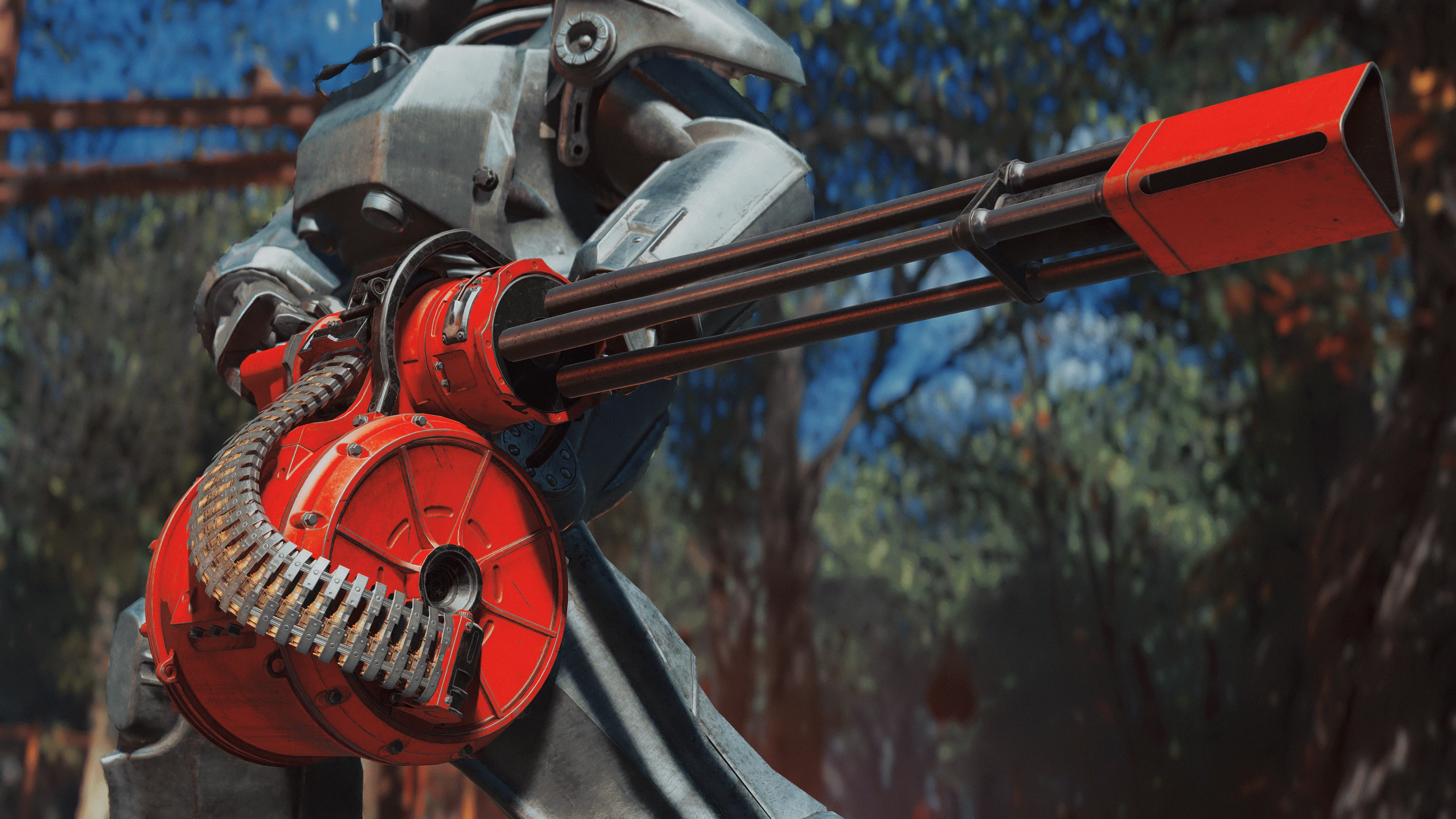 Fallout 4 тройной ствол для минигана (119) фото