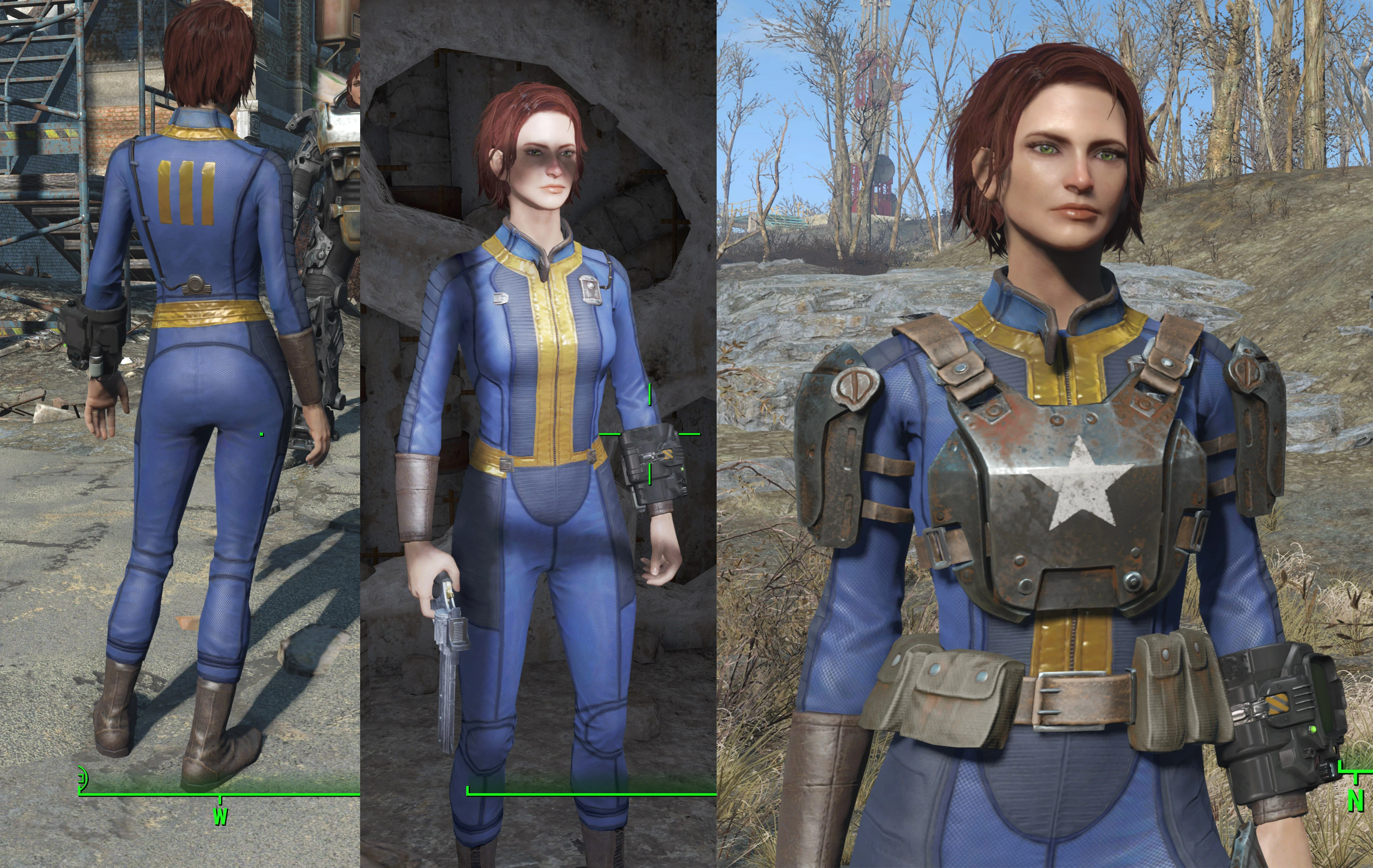 Fallout 4 unzipped vault suit фото 26