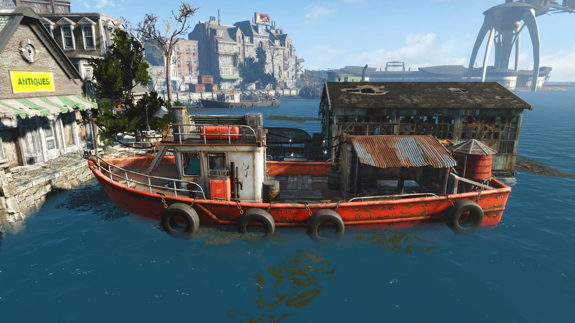 fallout 4 far harbor location of boat