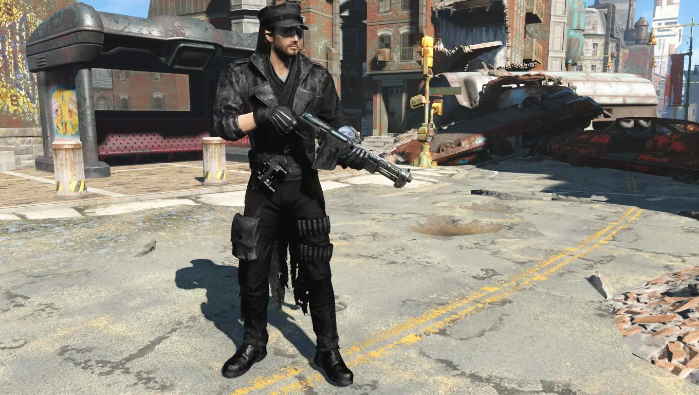 Black Mercenary Duster Standalone Maccready Duster Retexture At Fallout 4 Nexus Mods And